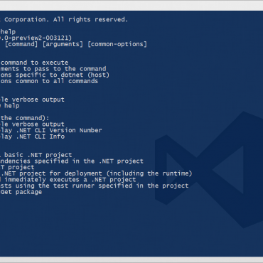 .Net Standard and CLI Commands